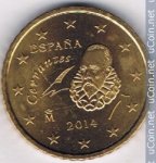 50 центов 2014 г. Испания(10) -12911 - реверс