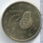 50 центов 2015 г. Испания(10) -12911 - реверс