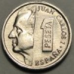 1 песета 2000 г. Испания(10) -12911 - реверс