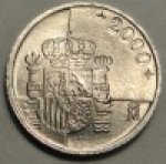 1 песета 2000 г. Испания(10) -12911 - аверс