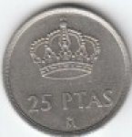 25 песет 1982 г. Испания(10) -12911 - аверс