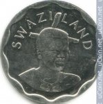 20 центов 2011 г. Свазиленд(19) -17 - реверс