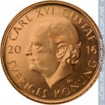 1крона 2016 г. Швеция(31) - 5354 - реверс