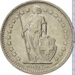 1/2 франка 1971 г. Швейцария(25) -2881 - аверс