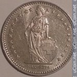1 франк 1996 г. Швейцария(25) -2881 - реверс