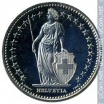 1 франк 2007 г. Швейцария(25) -2881 - реверс