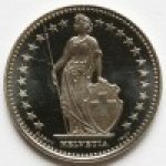1 франк 2003 г. Швейцария(25) -2881 - реверс
