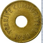 1 кирш 1950 г. Турция(23) - 2834 - аверс