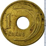 1 кирш 1950 г. Турция(23) - 2834 - реверс
