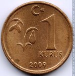 1 кирш 2009 г. Турция(23) - 2834 - реверс