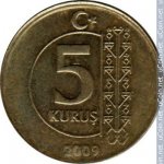 5 кирш 2009 г. Турция(23) - 2834 - реверс