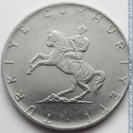 5 лир 1976 г. Турция(23) - 2834 - аверс