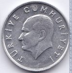 5 лир 1986 г. Турция(23) - 2834 - аверс