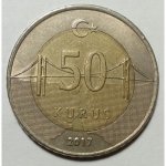 50 кирш 2017 г. Турция(23) - 2834 - реверс