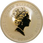 1 доллар 2008 г. Тувалу - 610 - реверс