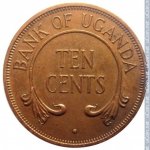 10 центов 1975 г. Уганда(23) - 2532 - реверс