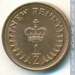 1/2 пенни 1976 г. Великобритания(5) -111711 - аверс