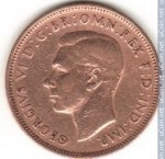1/2 пенни 1945 г. Великобритания(5) -111711 - аверс
