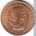 1/2 пенни 1966 г. Великобритания(5) -111711 - реверс