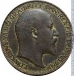 1 фартинг 1902 г. Великобритания(5) -111711 - аверс