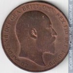 1 пенни 1906 г. Великобритания(5) -111711 - реверс