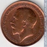 1 пенни 1912 г. Великобритания(5) -111711 - реверс
