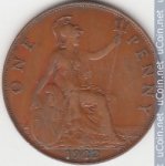 1 пенни 1922 г. Великобритания(5) -111711 - аверс