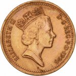 1 пенни 1996 г. Великобритания(5) -111711 - аверс