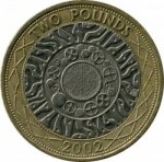 2 фунта 2002 г. Великобритания(5) -111711 - реверс