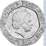 20 пенсов 2008 г. Великобритания(5) -111711 - аверс