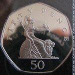 50 пенсов 2008 г. Великобритания(5) -111711 - реверс