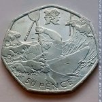 50 пенсов 2011 г. Великобритания(5) -111711 - реверс