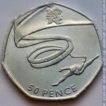 50 пенсов 2011 г. Великобритания(5) -111711 - реверс