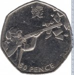 50 пенсов 2011 г. Великобритания(5) -111711 - реверс