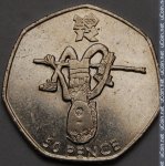 50 пенсов 2011 г. Великобритания(5) -111711 - реверс