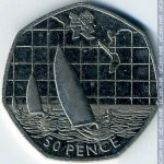 50 пенсов 2011 г. Великобритания(5) -111711 - реверс