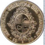 50 песо 1970 г. Уругвай(23) -562 - аверс