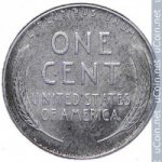 1 цент 1943 г. США(21) - 52935 - аверс