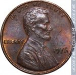 1 цент 1976 г. США(21) - 52935 - реверс