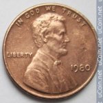 1 цент 1980 г. США(21) - 52935 - реверс