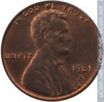 1 цент 1981 г. США(21) - 52935 - реверс