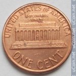 1 цент 1986 г. США(21) - 52935 - аверс