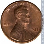 1 цент 1988 г. США(21) - 52935 - реверс