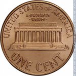 1 цент 1991 г. США(21) - 52935 - реверс