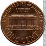 1 цент 1995 г. США(21) - 52935 - аверс