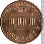 1 цент 1996 г. США(21) - 52935 - аверс