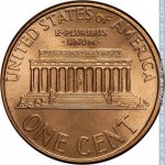 1 цент 1996 г. США(21) - 52935 - реверс