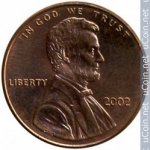 1 цент 2002 г. США(21) - 52935 - реверс