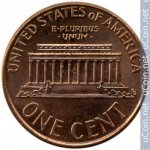 1 цент 2002 г. США(21) - 52935 - аверс