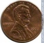 1 цент 2006 г. США(21) - 52935 - реверс
